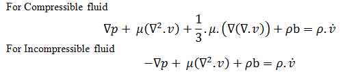 Navier-stroke-equation-for -